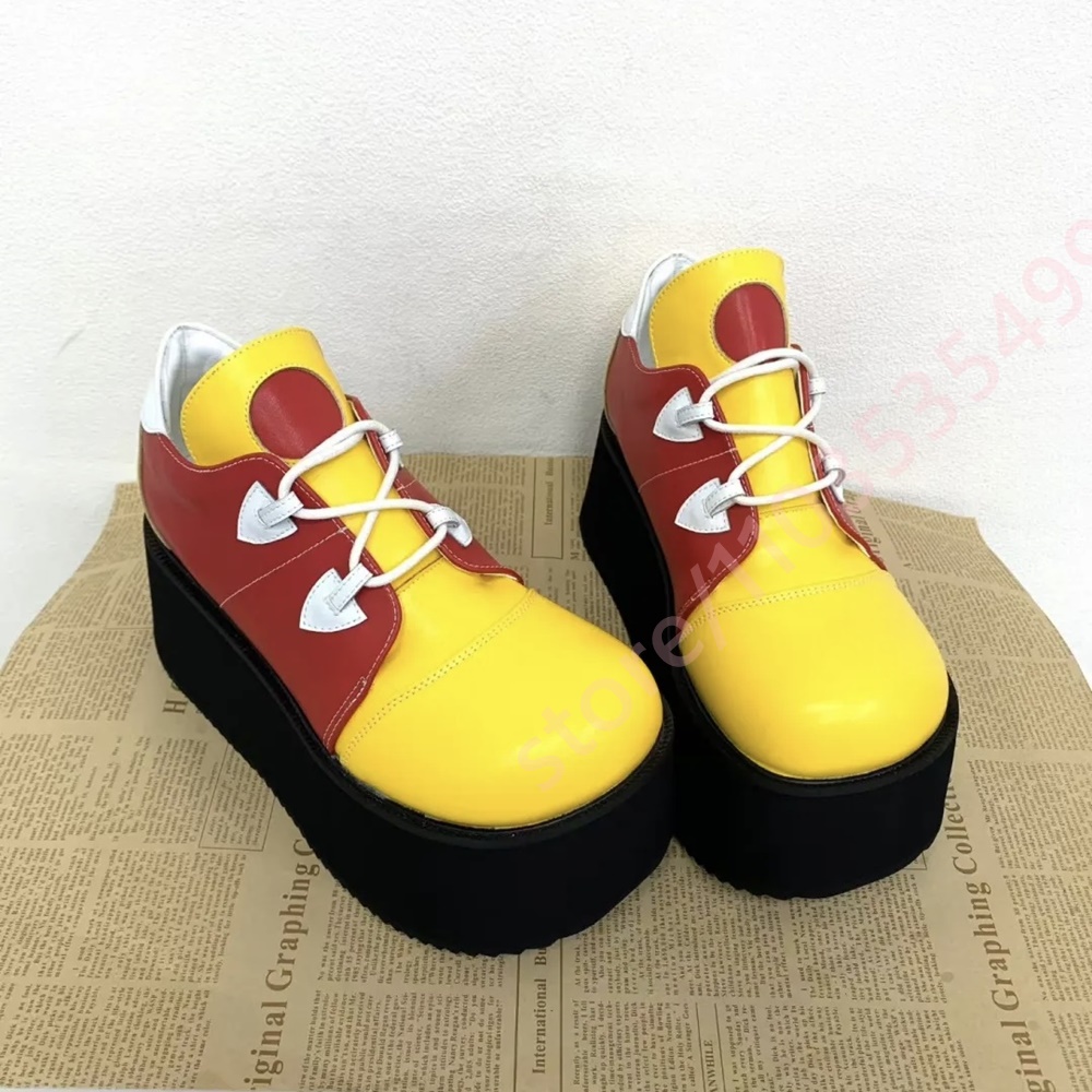 Women Color Block Platform Sne - đánh giá và giá Street Fashion Y2K